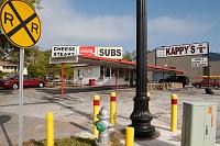  Kappy's Subs at 17-92 and Sybelia south of the station.
