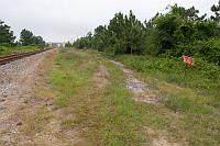 Looking south at station location with Osceola Parkway overpass in background