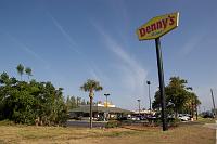  Denny's restaurant is just to the south of McDonald's.