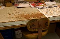  Countless orders have passed over this desk at Parker Lumber.